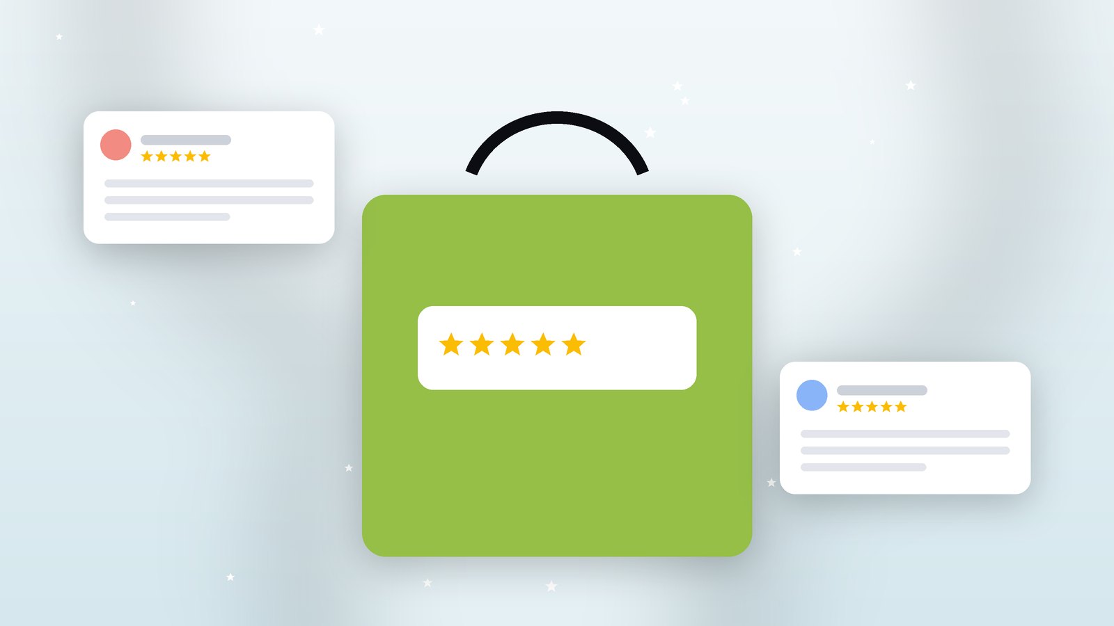 Shopify theme editor with a Custom Liquid section showing a Google reviews widget
